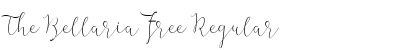 Download The Bellaria Free Regular Font