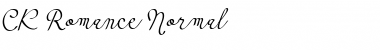 Download CK Romance Normal Font Title Preview