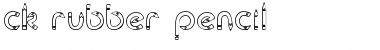 Download CK Rubber Pencil Regular Font Title Preview