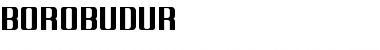 Download Borobudur Regular Font Title Preview