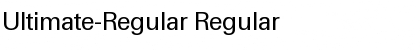 Download Ultimate-Regular Regular Font