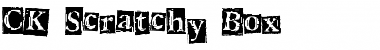 Download CK Scratchy Box Regular Font Title Preview