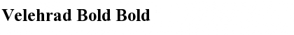 Download Velehrad Bold Font