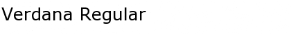 Download Verdana Regular Font Title Preview