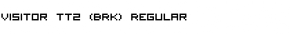Download Visitor TT2 (BRK) Regular Font Title Preview