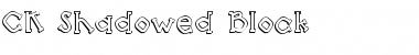 Download CK Shadowed Block Regular Font Title Preview