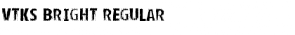 Download VTKS BRIGHT Regular Font Title Preview