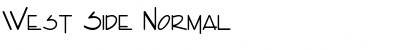 Download West Side Normal Font Title Preview