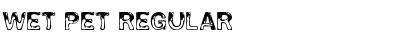 Download Wet Pet Regular Font Title Preview
