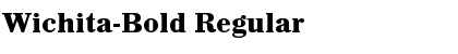 Download Wichita-Bold Regular Font Title Preview