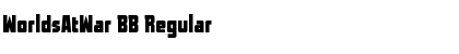 Download WorldsAtWar BB Regular Font Title Preview