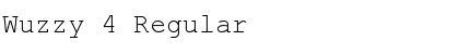 Download Wuzzy 4 Regular Font Title Preview