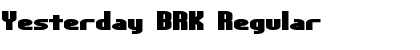 Download Yesterday BRK Regular Font