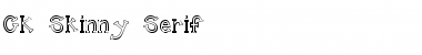 Download CK Skinny Serif Regular Font Title Preview