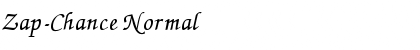 Download Zap-Chance Normal Font