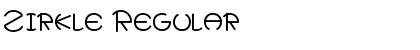 Download Zirkle Regular Font Title Preview