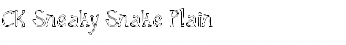 Download CK Sneaky Snake Plain Regular Font Title Preview
