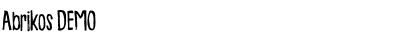 Download Abrikos DEMO Regular Font Title Preview