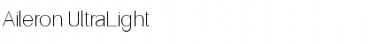 Download Aileron UltraLight Regular Font Title Preview