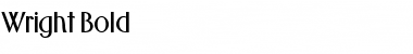 Download Wright Bold Font Title Preview
