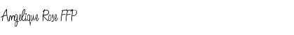 Download Angelique Rose FFP Font Title Preview