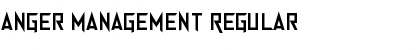Download Anger Management Regular Font Title Preview