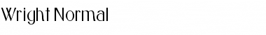 Download Wright Normal Font Title Preview