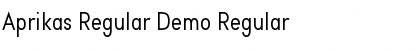 Download Aprikas Regular Demo Regular Font Title Preview