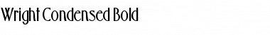 Download Wright-Condensed Bold Font Title Preview