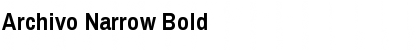 Download Archivo Narrow Bold Font Title Preview