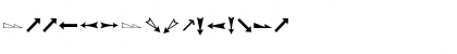 Download Arrows ADF Regular Font Title Preview