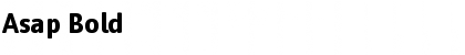 Download Asap Bold Font Title Preview