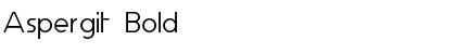 Download Aspergit Bold Font Title Preview