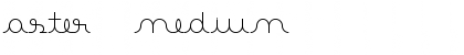Download Aster 3 Medium Font Title Preview
