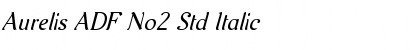 Download Aurelis ADF No2 Std Italic Font Title Preview