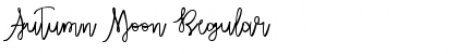Download Autumn Moon Regular Font Title Preview