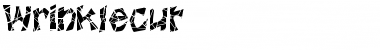 Download Wrinklecut Regular Font Title Preview