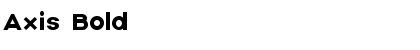 Download Axis Bold Font Title Preview
