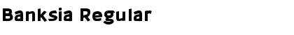 Download Banksia Regular Font Title Preview