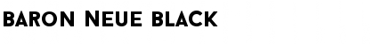 Download Baron Neue Black Font Title Preview