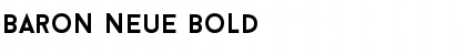 Download Baron Neue Bold Font Title Preview