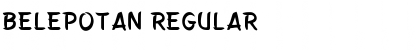 Download Belepotan Regular Font Title Preview