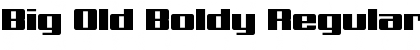 Download Big Old Boldy Regular Font Title Preview