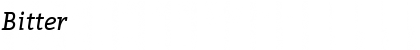 Download Bitter  Font Title Preview