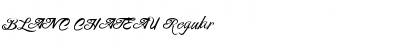 Download BLANC CHATEAU Regular Font Title Preview
