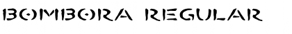 Download BOMBORA Regular Font Title Preview