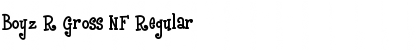 Download Boyz R Gross NF Regular Font Title Preview