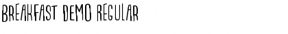 Download Breakfast DEMO Regular Font Title Preview