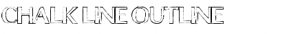 Download Chalk Line Outline Font Title Preview