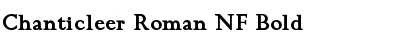 Download Chanticleer Roman NF Bold Font Title Preview